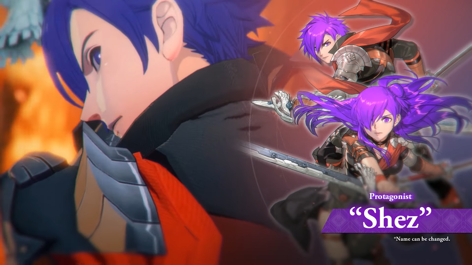 Your Fire Emblem Warriors: Three Hopes protagonist is called Shez